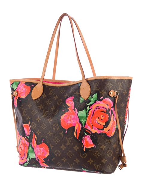 louis vuitton roses neverfull replica|real louis vuitton.